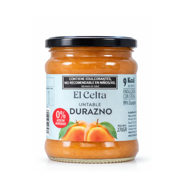 Mermelada de Durazno Sin Azúcar x 6 u