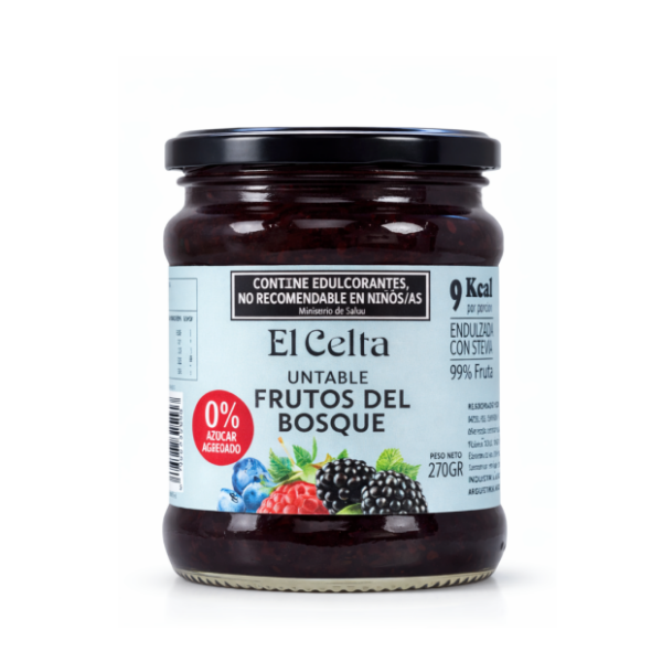 Mermelada de Frutos del Bosque Sin Azúcar x 6 u