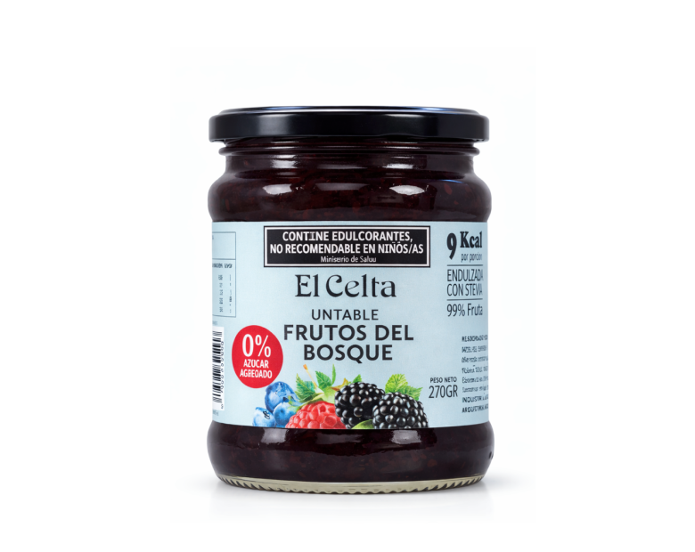Mermelada de Frutos del Bosque Sin Azúcar x 6 u