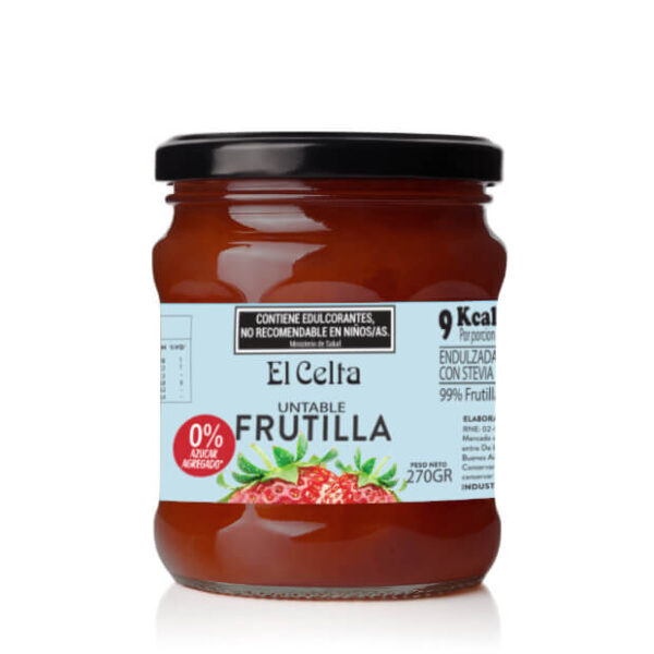 Mermelada de Frutilla Sin Azúcar x 6 u