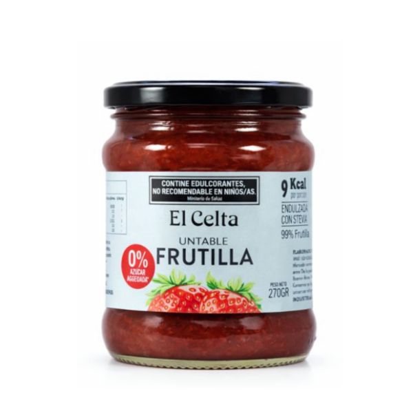 Mermelada de Frutilla Sin Azúcar x 6 u